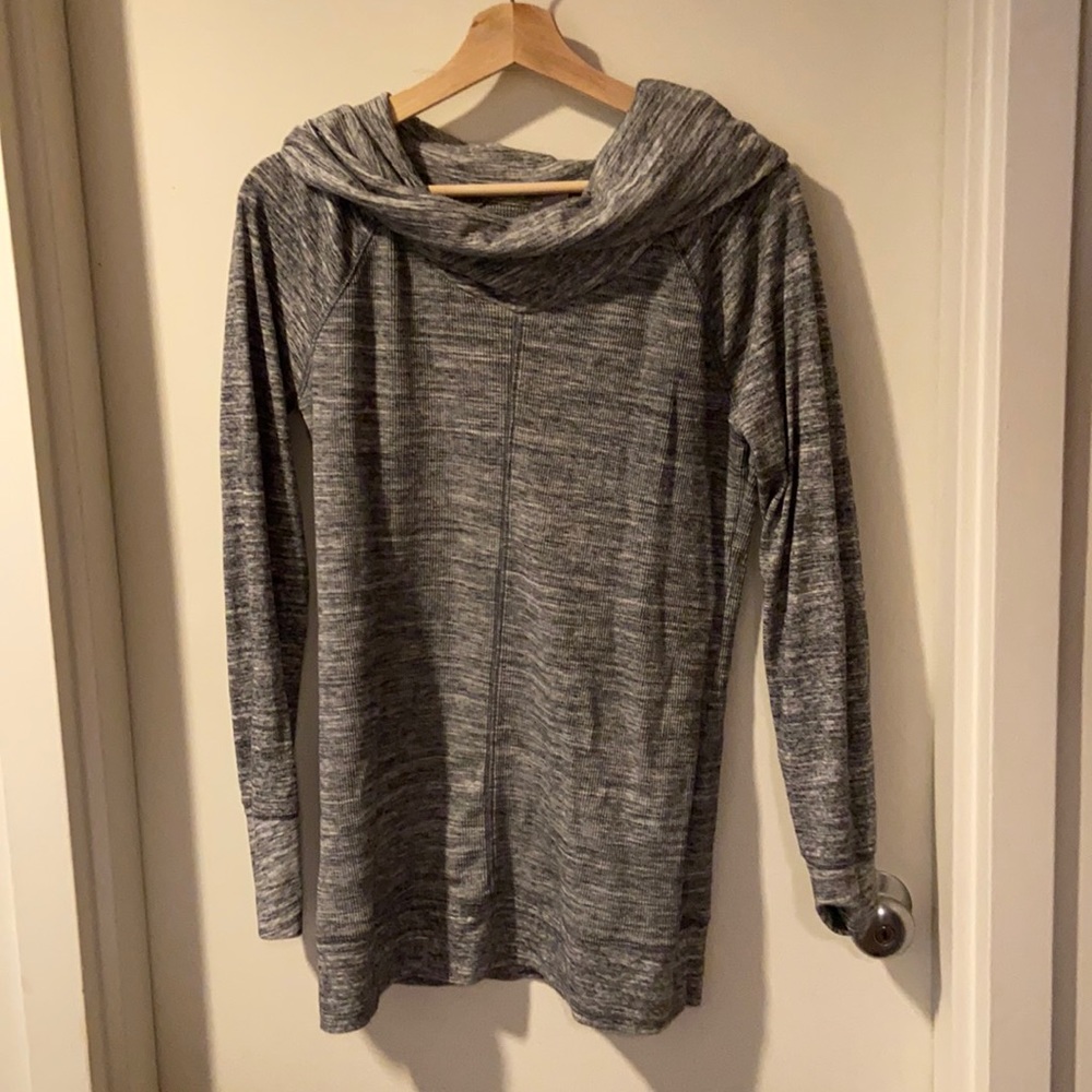 Cowl neck long sleeve